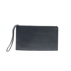 Banana Republic Gray Leather Wristlet